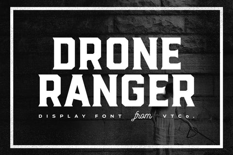 Drone Ranger 02 Display Font