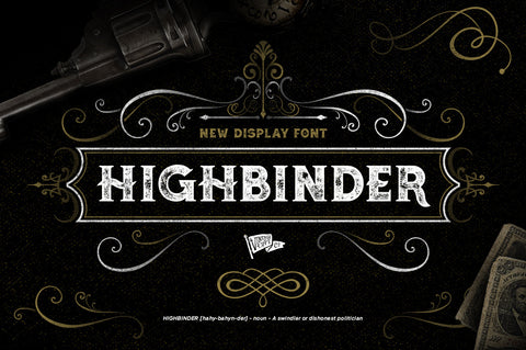 Highbinder Display Font