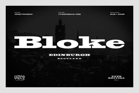 Bloke Display Font