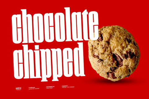 Chocolate Chipped Display Font