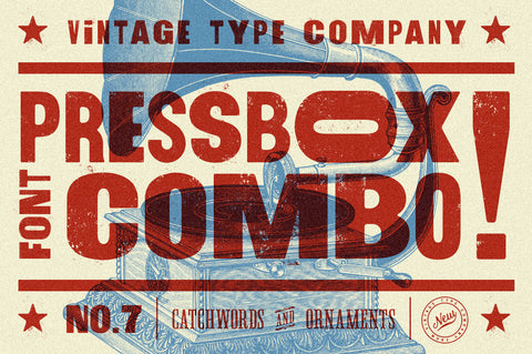 PressBox Combo Font