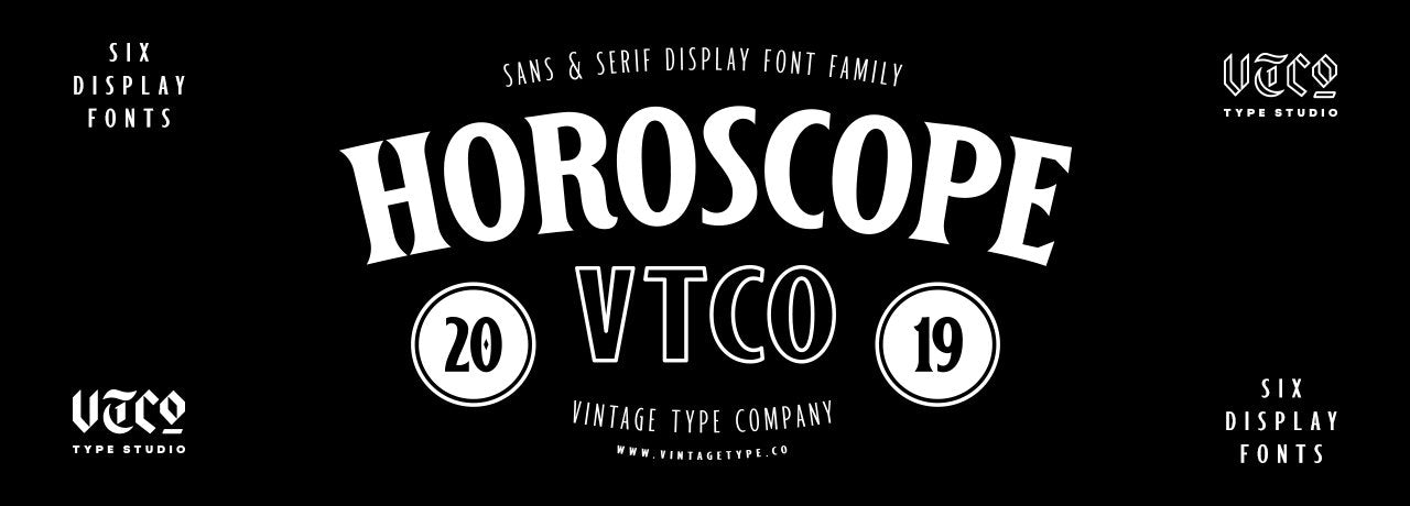 VTC Horoscope Font Family